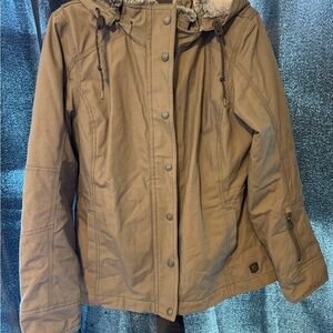 Women's Grey Canvas Jacket